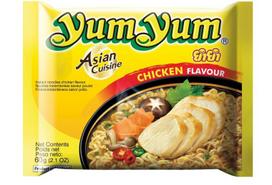 Greitai paruošiami makaronai YUM YUM, vištienos skonio, 60 g