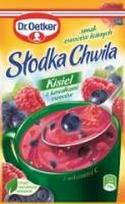 Greito paruošimo kisielius DR. OETKER, miško uogų skonio, su džiovintais vaisiais, 31,5 g