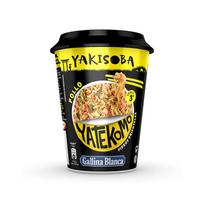 Greitai paruošiami makaronai YAKISOBA, vištienos skonio, puodelyje, 93 g