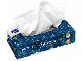 Kosmetinės servetėlės Grite Blossom 80 vnt