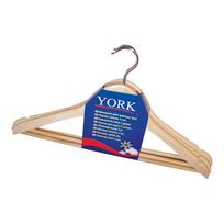 Drabužių pakabos YORK , medinės, 3 vnt.