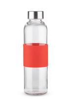 Stiklinė gertuvė GLASSI 480ml BC16207-04, raudona sp.