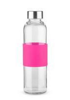 Stiklinė gertuvė GLASSI 520ml BC16207-21, rožinė