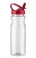 Gertuvė su šiaudeliu TRANCE 700 ml BC16216-04 raudona