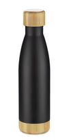 Nerūdijančio plieno matinis termo butelis TILLI 500ml, BC16612-02 juodas.