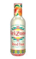 Juodosios arbatos gerimas ARIZONA, persikų skonio, 1 l