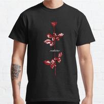 Didelio dydžio S-3XL Violator Red Depeche Mode marginti marškinėliai Vyriški viršutiniai drabužiai madingi marškinėliai S juoda