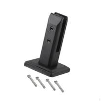 Stiklo laikiklis su varžtais tvirtinimui prie sodo tvoros Height 16cm_Matte Black