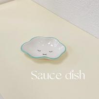 Ceramic Cute Clouds Dipping Sauce Dish Hot Pot Seasoning Dishes Salad Bowl Tableware Kitchen Soy Vinegar Snake Dessert Plate