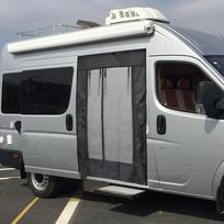 Tinkliukai nuo vabzdžių, uodų, mašalų, skirti Fiat, Ducato kemperiams, RV stumdomoms durims, tinklelis su užtrauktuku CHINA