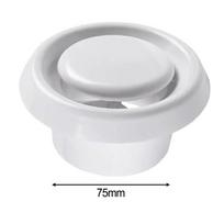 75/100/150mm Plastikinis apvalus lubinis oro išleidimo angos dangtelis Lubų ventiliacijos dangtelis Viso namo vonios/virtuvės ventiliacijai