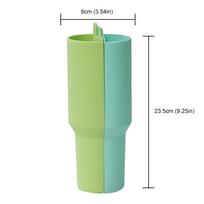 2-in-1 Gėrimų Separatorius Silikoninis Vandens Puodelio Įdėklas Dvigubas Gėrimo Skyrius Stanley Puodeliui 40oz Termoso Puodelio Vandens Buteliuko Prieiga