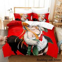 Žaidimas Persona 5 Patalynės komplektas Animacinis Anime trijų dalių rinkinys Suaugusiųjų Vaikų Miegamasis Antklodės užvalkalų komplektai 3D Kawaii dvigulis 70x133cm 2pcs