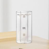 Acrylic Necklace Holder Jewelry Display Stand Necklaces Rotating Organizer white