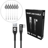 10 m USB-A kabelio rinkinys ir pakabos kabliukai | Meta Quest 3 & 3S & 2