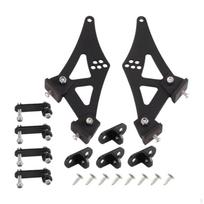2Pcs Spoiler Legs Mount Brackets Car Rear Wing Trunk Tail Portable Spare Parts Premium Accessories black