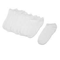 10 porų patogios saldainių spalvos medvilninės kojinės šlepetės trumpos kojinės Madingos žemo kirpimo kvėpuojančios kojinės 10Pair balta