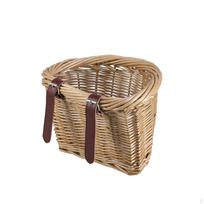 Kids Bike Basket Bicycle Front Portable with Straps Woven Storage for Girls