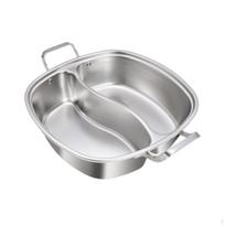 Kinijos Padalintas Puodas Keptuvė Virtuvės Indas Sriuba Shabu without lid