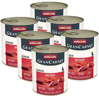 ANIMONDA GranCarno Junior skonis: kalakutiena 6x800g