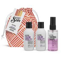 KMS Color Vitality Travel Pack kelioninis rinkinys karščiu formuojamai šukuosenai