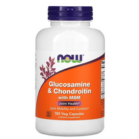Now Foods Glucosamine & Chondroitin with MSM 180 vcaps
