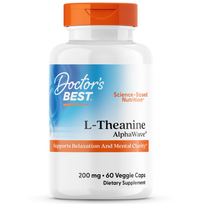 Doctor's Best L-Theanine AlphaWave 200 mg 60 vcaps