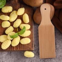 Makaronų lenta Namų gaminimo įrankis Cavatelli Gnocchi Medinis Medinis gaminimo įrankis Dėvėjimui atsparus priedų rinkinys Makaronų 24.20X7.00X0.90CM