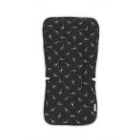 Paminkštinimas vežimėliui Lorelli, black floral