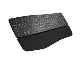 NATEC NKL-1995 PORIFERA BT+2.4GHz Backlit Ergonomic Wireless keyboard US