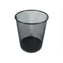 Šiukšlių dėžė metalinė 12 l, juoda