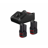 BOSCH GBA 12V 2x2,0 Ah + GAL 12V-40 komplektas