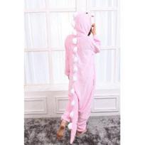 Onesie Kigurumi Rožinis Drakonas vaikiškas