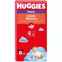 Sauskelnės HUGGIES PANTS BOYS, 9-14 Kg 4 dydis, 52 vnt.