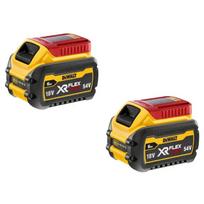 DCB546T2-XJ DEWALT FLEXVOLT 18/54V 6.0/2.0Ah akumuliatorių rinkinys 2 vnt.