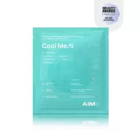 AIMX Greito poveikio intensyviai regeneruojanti ir drėkinanti lakštinė veido kaukė su raminančiu bei vėsinančiu poveikiu "Cool Me", 1 vnt