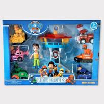PAW PATROL šunyčiai su transporto priemonėm ir apžvalgos bokštas