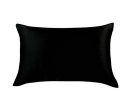 Natūralaus Mulberry šilko pagalvės užvalkalas juodas 22 mm 40x60