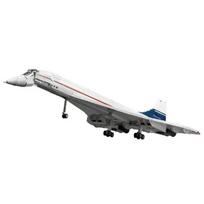 10318 Concorde Airbus Statybiniai blokai Techniniai 105 CM Lėktuvo modelio plytų mokomieji žaislai vaikams Kalėdinės dovanos