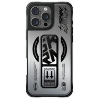 Skinarma kira Kobai iPhone 16 Pro Max 6.9" Magnetic Charging Grip Stand case, chrome