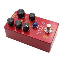 MOSKYAUDIO Gitaros iškraipymo efektų pedalas RED BROWN Distortion Guitar Boss Effect Pedal Distortion raudona