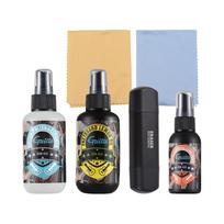GUITTO Gitaros valymo ir priežiūros rinkinys 120ml Fingerboard citrinų aliejus 50ml Antirūšinė priežiūros alyva 120ml Valymas įvairiaspalvis