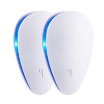 Ultragarsinis kenkėjų atbaidymo kištukas, elektrinis kenkėjų kontrolė – profesionalus namų repelentas – blusoms, UK plug&2 pack