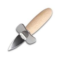 Nešiojami nerūdijančio plieno jūros gėrybių šukutės su medine rankena austrių peiliai aštriais kraštais Shucker Shell jūros gėrybių atidarytuvai virtuvės įrankiai