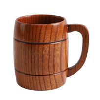 320 ml Didelis medinis alaus bokalas Geriausias medinis puodelis Medinis Tankard alaus Stein arbatos puodelis Statinė vyrams Moterims kavos bokalas Dovana