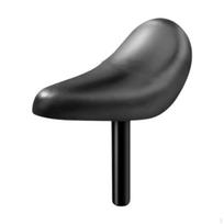 Vaikiška dviračio sėdynė neslystanti vandeniui atspari PU odinė dviračio balnas 22mm Seat Post