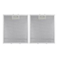 2vnt Metalinis gartraukio filtras 320x260mm Lengvas montavimas Nuimkite aliuminio riebalų filtrą Universalus tinklelio ištraukimo filtras Baumatic CBCB9201 AL260319 2pcs