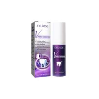 Eelhoe Teeth Whitening Toothpaste  White Teeth Remove Stains Remove Bad Breath Remove Yellow Teeth Fresh Breath Toothpaste 30ml Boxed
