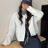 Autumn Women Thin Parkas Jacket Fashion Criss-Cross Striped Single Breasted Outwear Jackets Female Loose Outwear Coat M mėlyna