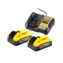 DCB1104H2-QW DEWALT.CHARGER DCB1104 +2x5.0Ah POWERSTACK DCB1104H2